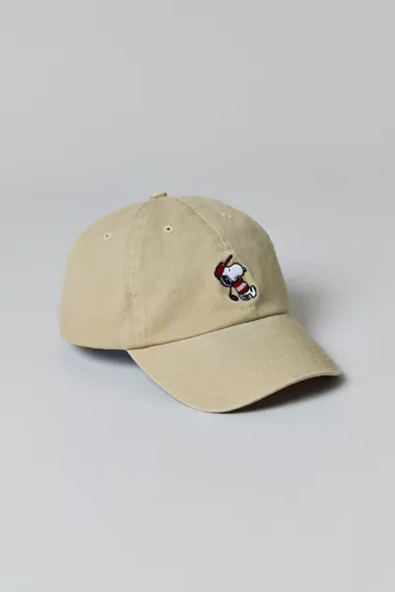 Peanuts Snoopy Golf Icon Washed Dad Hat
