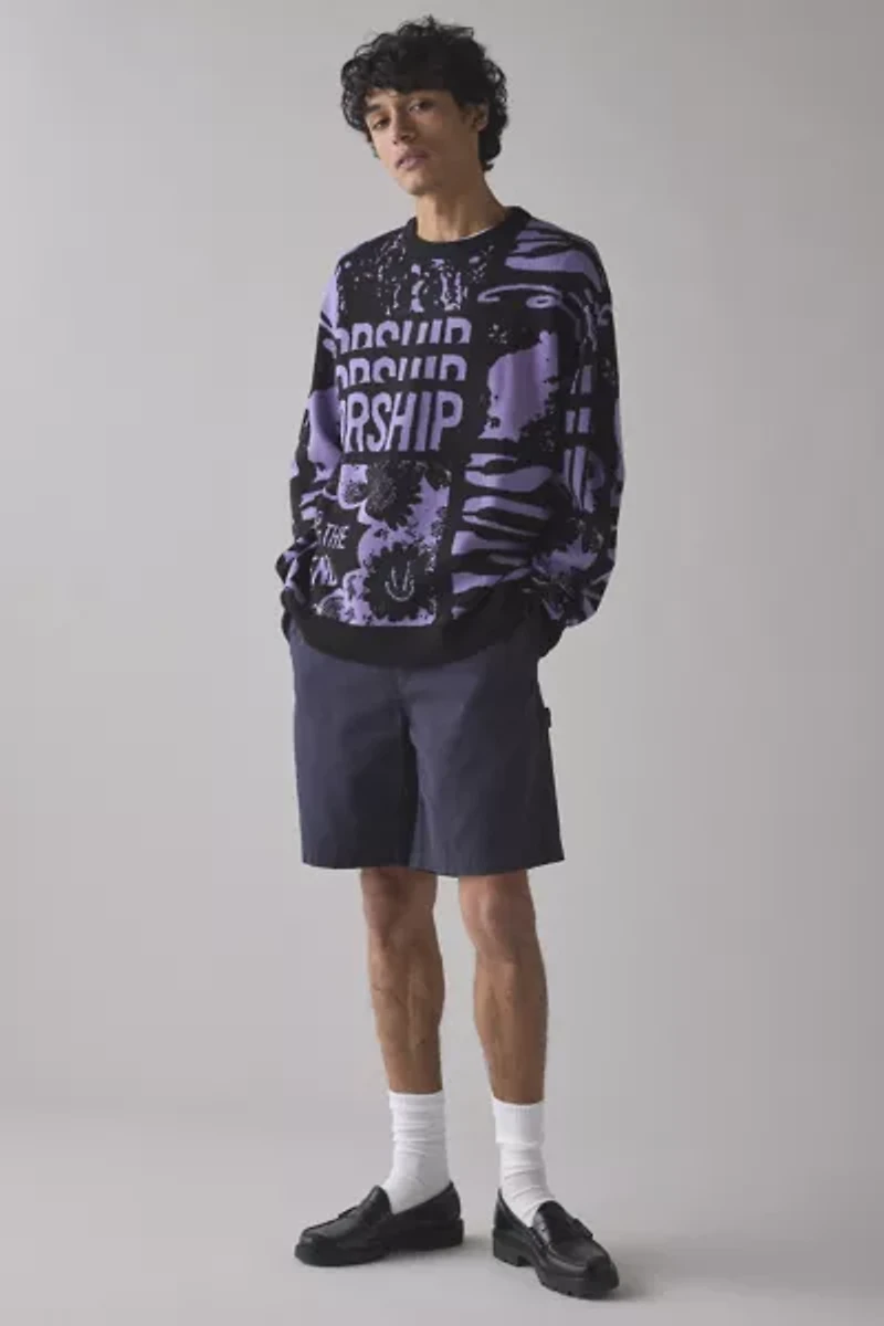 WORSHIP SUPPLIES Chico End Knit Crew Neck Sweater
