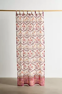 Waverly Floral Patterned Window Panel