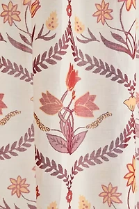 Waverly Floral Patterned Window Panel