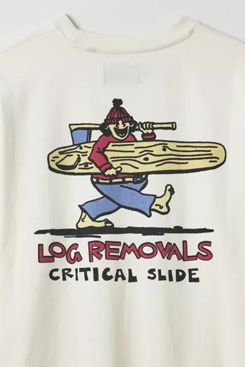 Critical Slide Society Log Removal Graphic Long Sleeve Tee