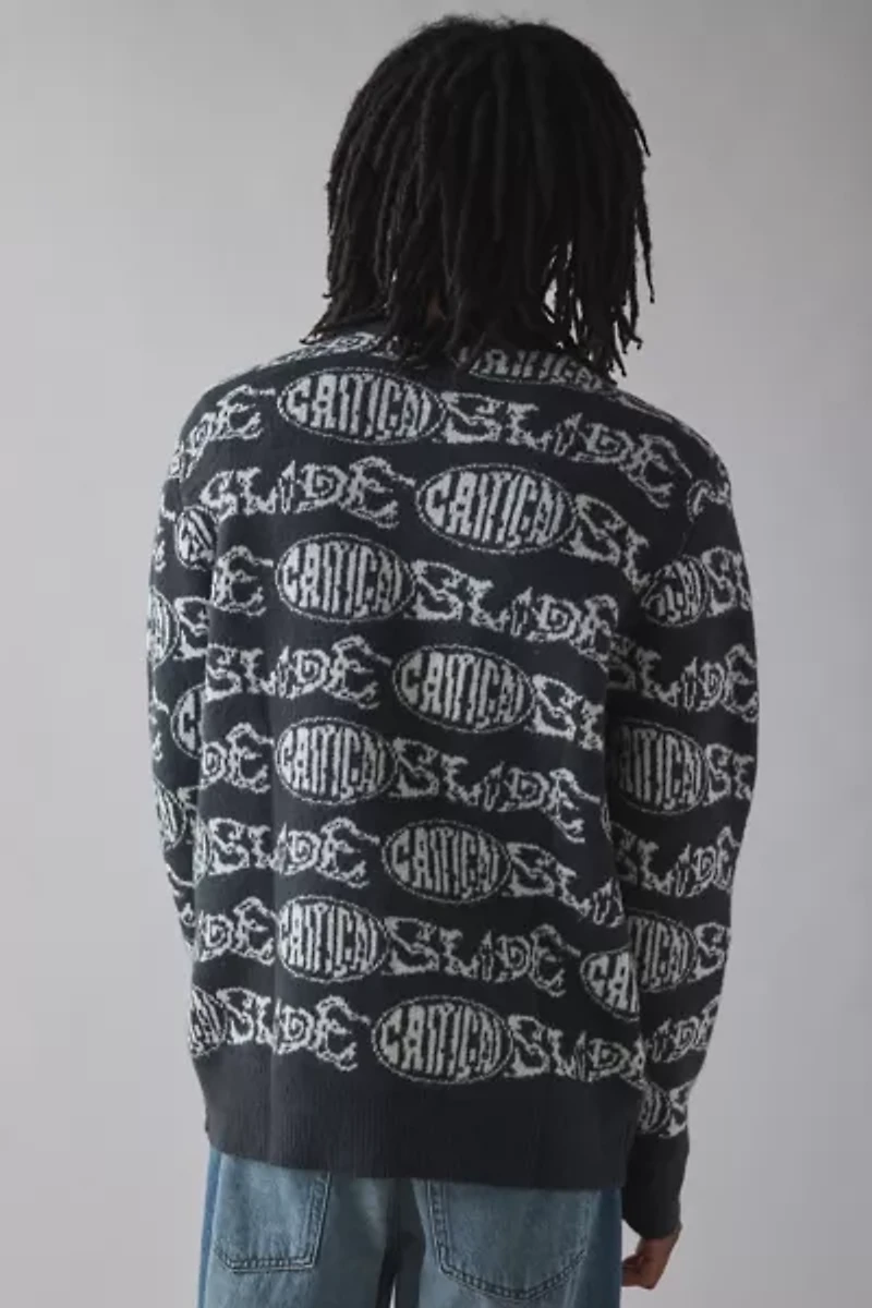 Critical Slide Society Madness Pattern Crew Neck Sweater