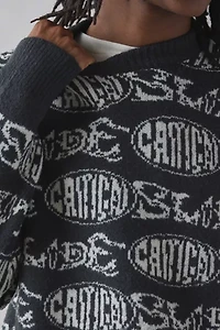Critical Slide Society Madness Pattern Crew Neck Sweater