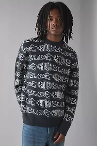 Critical Slide Society Madness Pattern Crew Neck Sweater