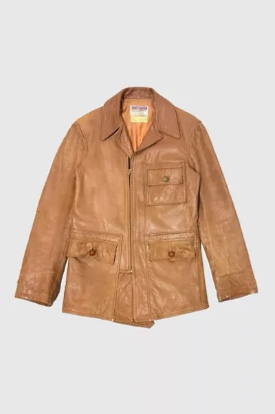 Vintage 1950's Californian Styled For Dane Clark Thrashed Belted Jacket