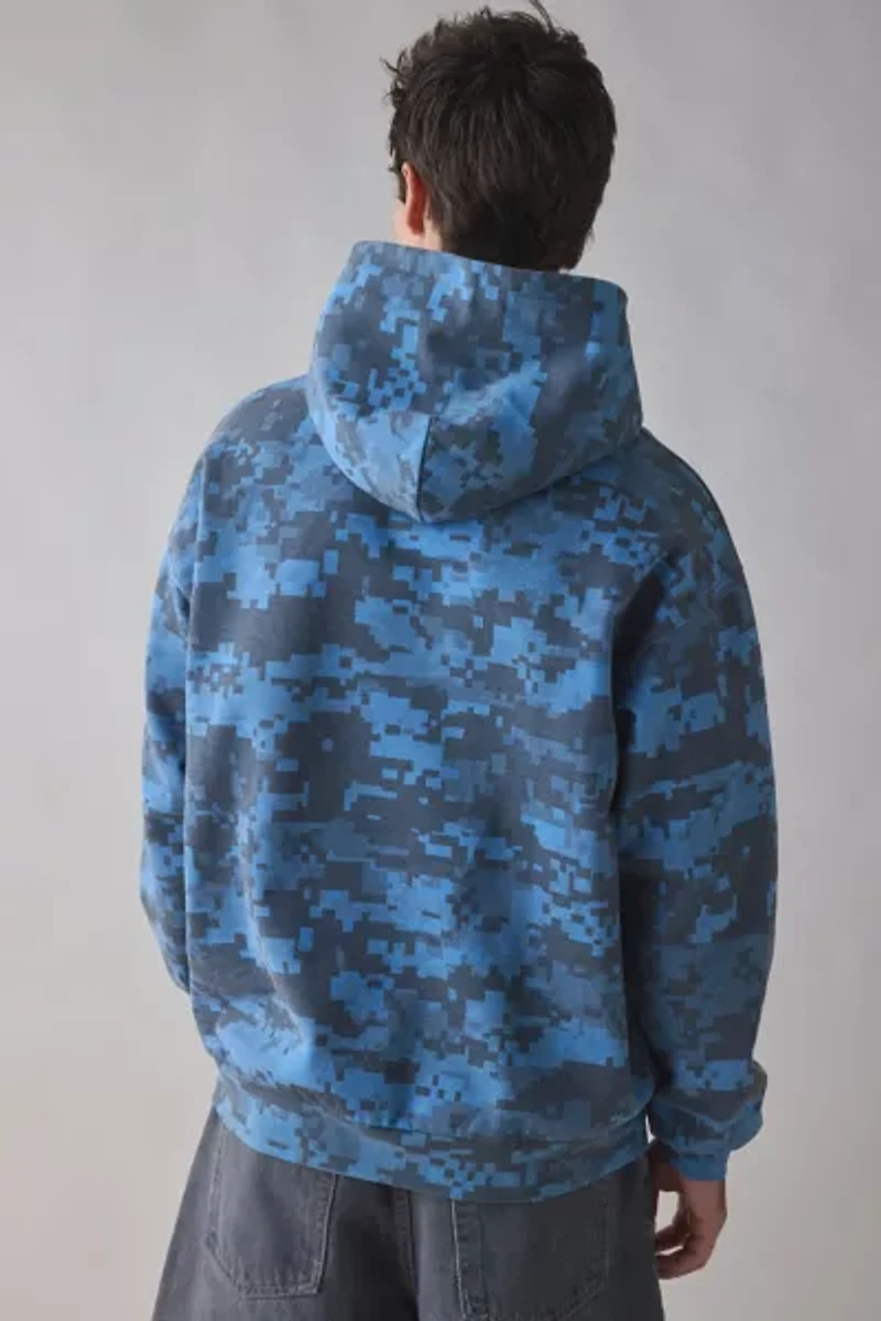 Tokyo Digital Camo Pattern Hoodie Sweatshirt