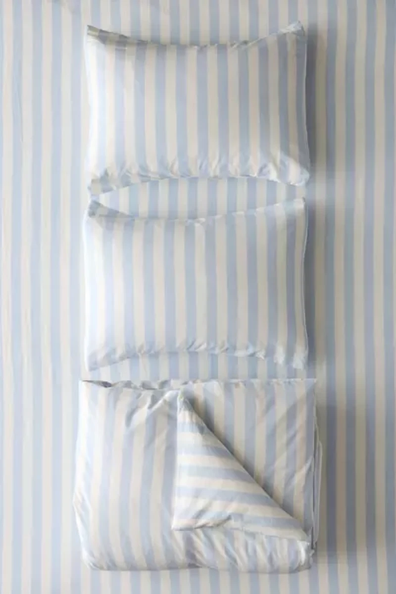 Awning Striped Patterned Duvet Cover Set