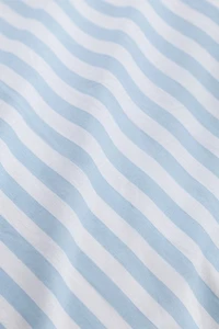 Striped Patterned Cotton Duvet Cover Set