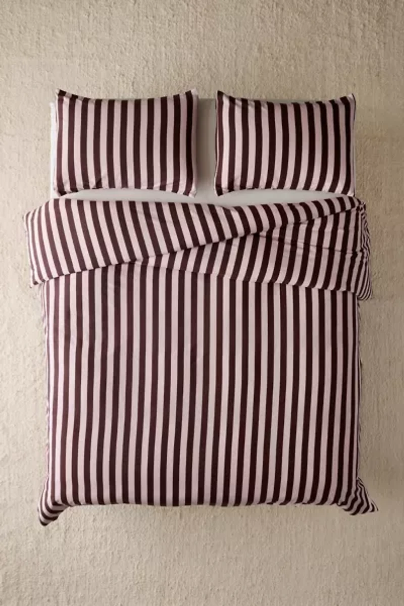 Awning Striped Patterned Duvet Cover Set