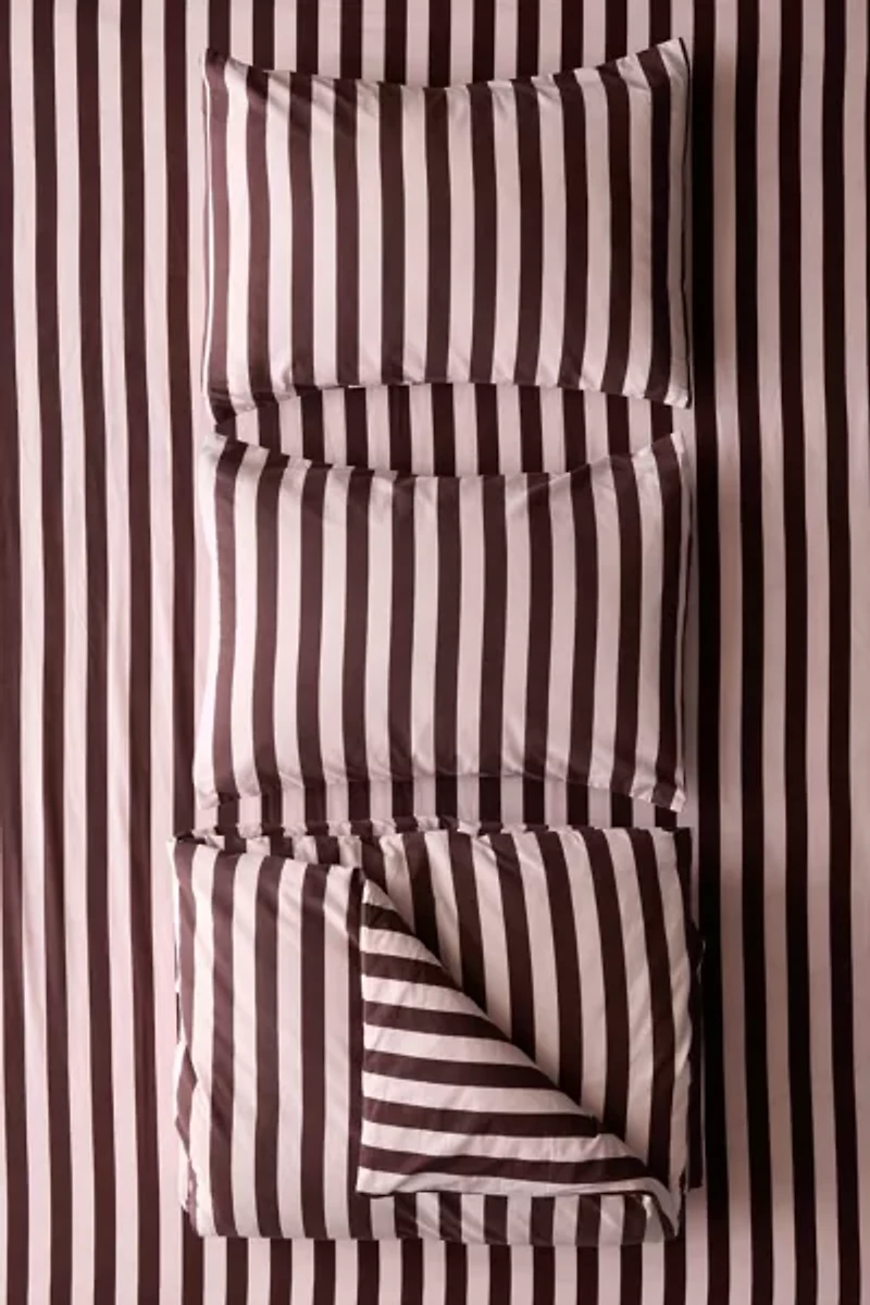 Awning Striped Patterned Duvet Cover Set