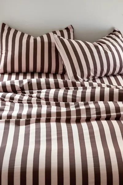 Awning Striped Patterned Duvet Cover Set