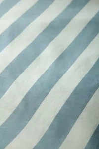 Striped Patterned Cotton Duvet Cover Set