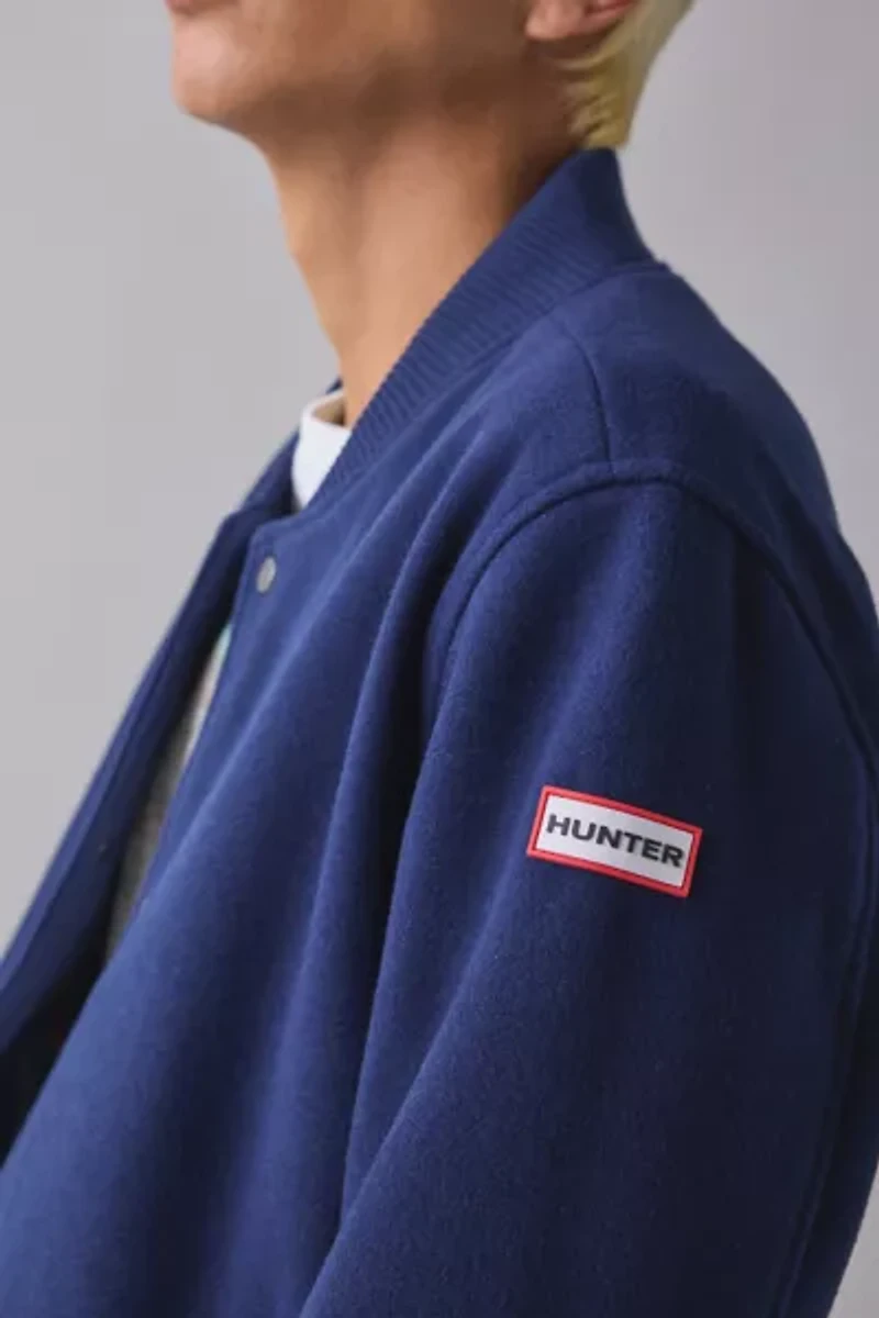 Hunter Finnley Wool-Look Bomber Jacket