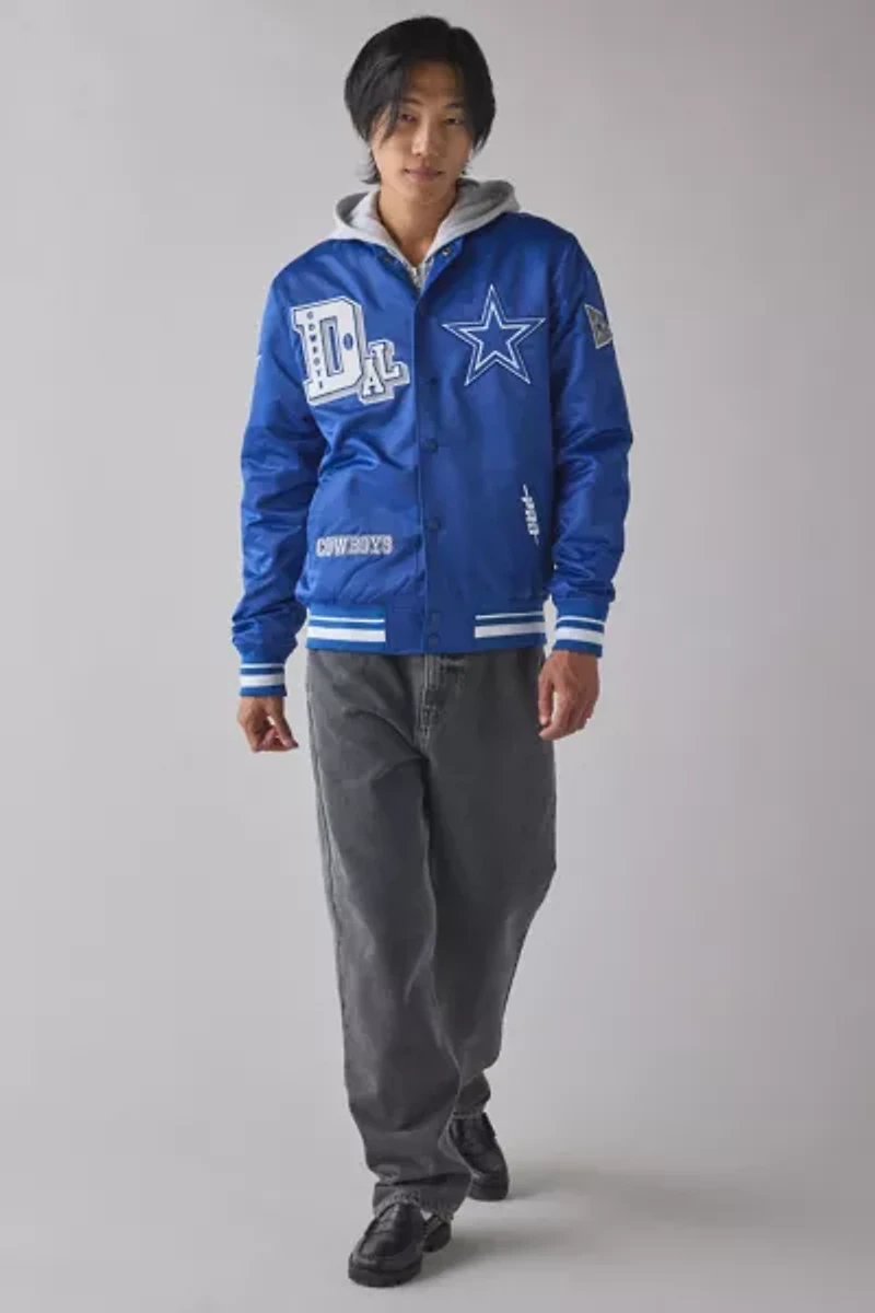 Pro Standard NFL Dallas Cowboys Satin Varsity Jacket