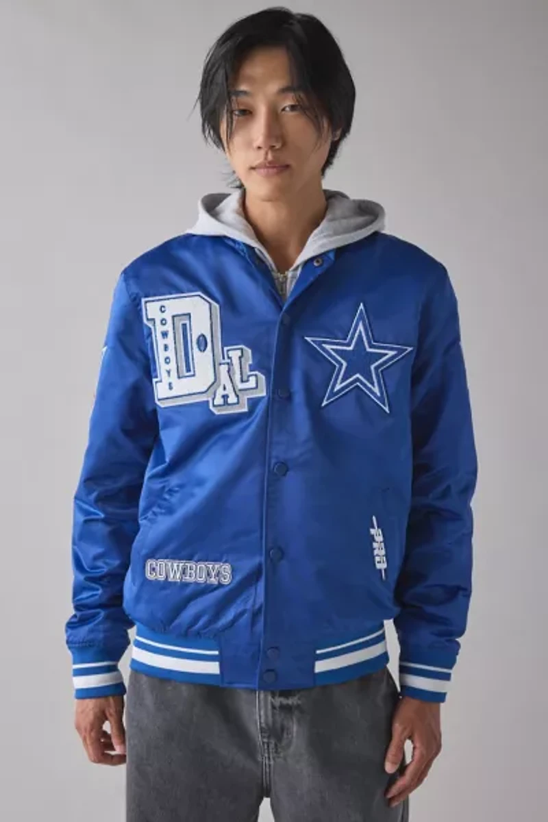 Pro Standard NFL Dallas Cowboys Satin Varsity Jacket