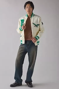 Pro Standard NFL Philadelphia Eagles Satin Varsity Jacket