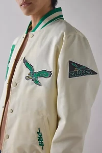 Pro Standard NFL Philadelphia Eagles Satin Varsity Jacket