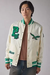 Pro Standard NFL Philadelphia Eagles Satin Varsity Jacket