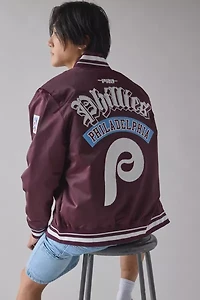 Pro Standard MLB Philadelphia Phillies Satin Varsity Jacket