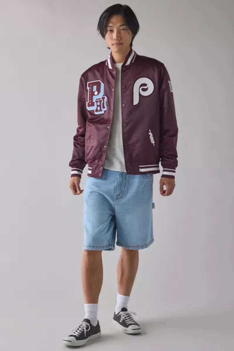 Pro Standard MLB Philadelphia Phillies Satin Varsity Jacket