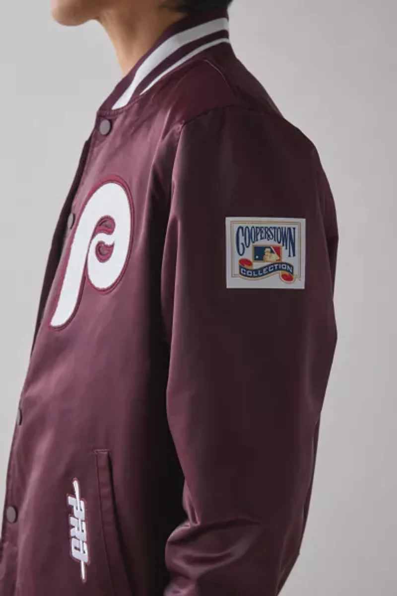 Pro Standard MLB Philadelphia Phillies Satin Varsity Jacket