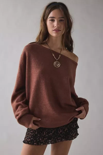 UO Nola Oversized Off-The-Shoulder Sweater