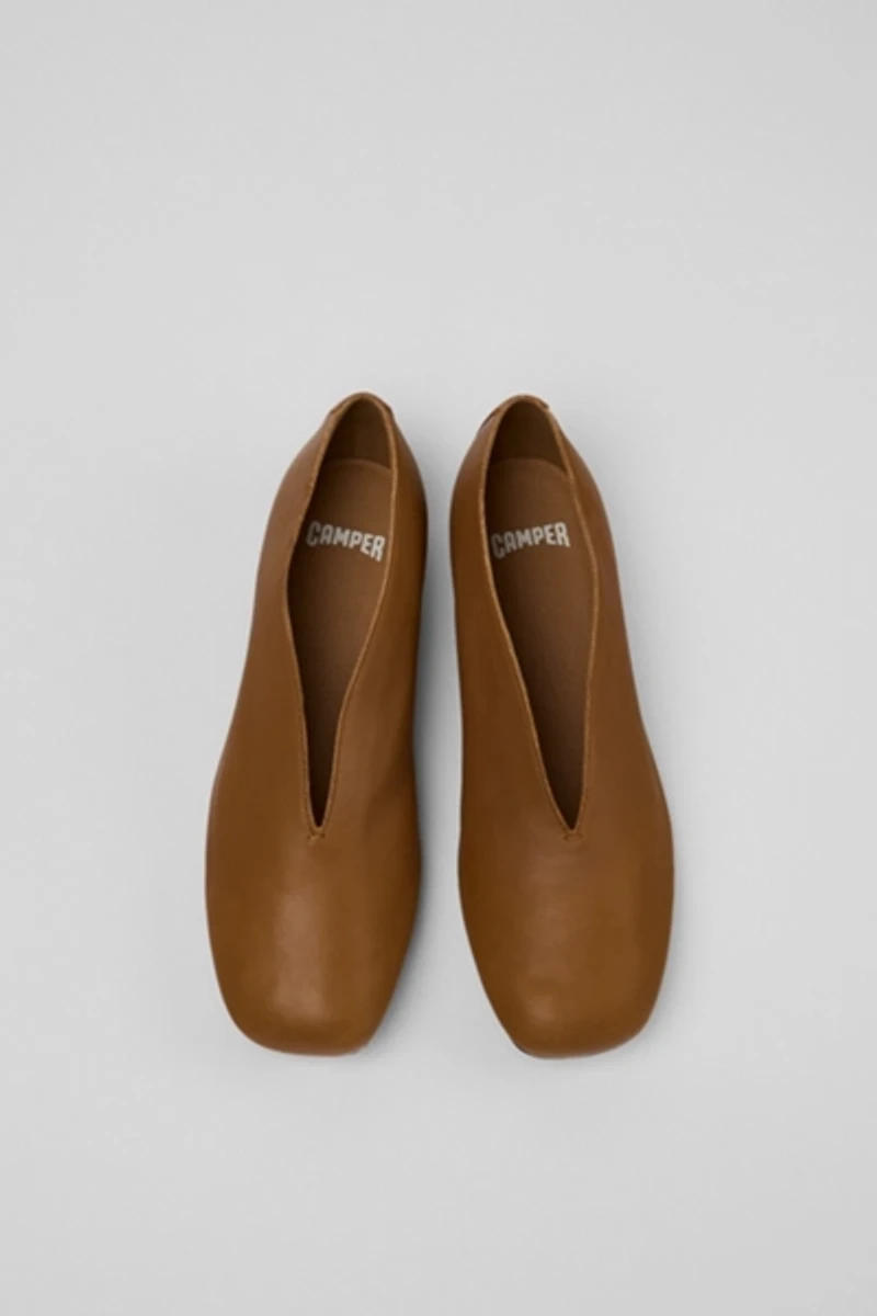 Camper Casi Myra Leather Ballet Flat