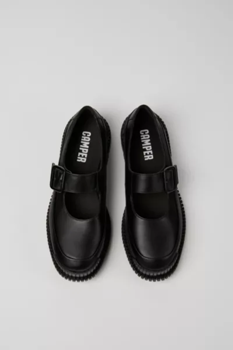 Camper Pix Leather Mary Jane Ballet Flat