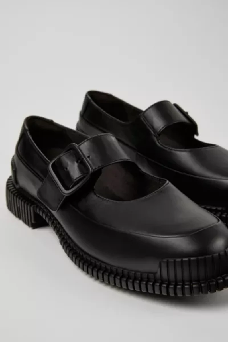 Camper Pix Leather Mary Jane Ballet Flat