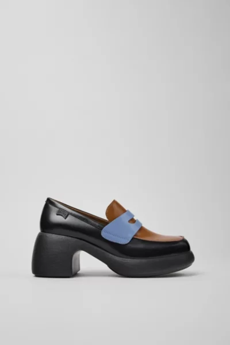 Camper Thelma II Leather Heeled Loafer