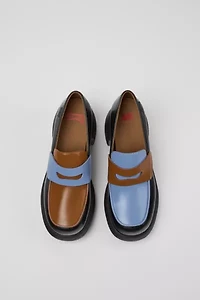 Camper Thelma II Leather Heeled Loafer