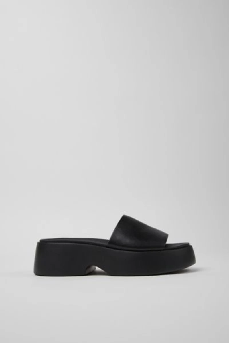 Camper Tasha Leather Platform Sandal