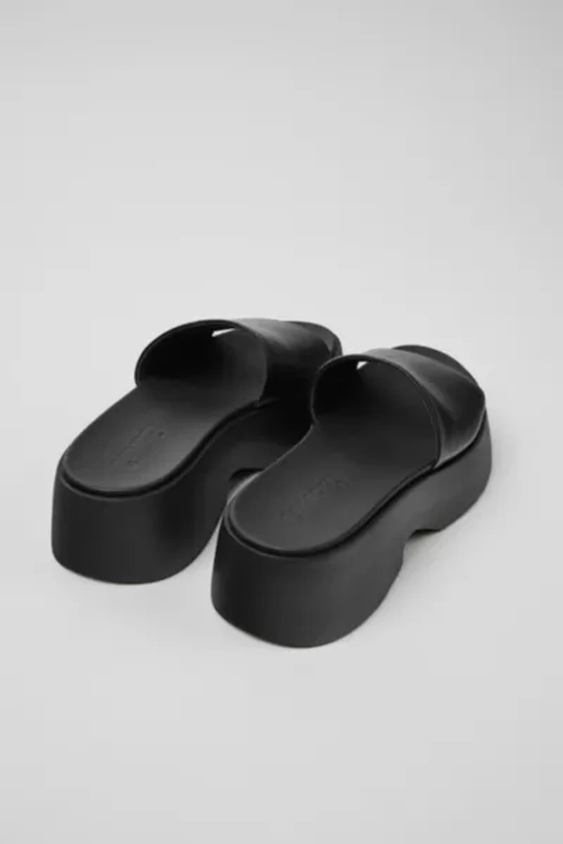 Camper Tasha Leather Platform Sandal