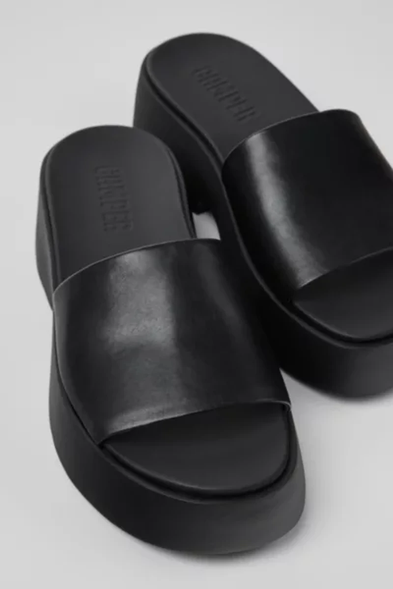 Camper Tasha Leather Platform Sandal