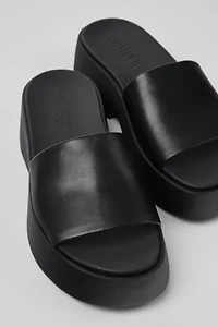 Camper Tasha Leather Platform Sandal