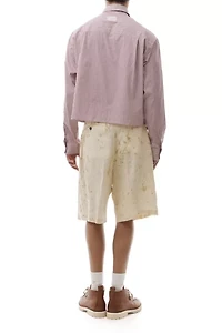 LC23 Dirty Wash Linen Short