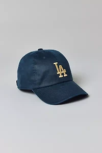 Mitchell & Ness MLB Los Angeles Dodgers Faux Leather Dad Hat