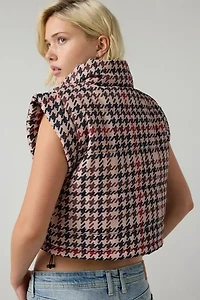 Beach Riot Canyon Midnight Cropped Puffer Vest