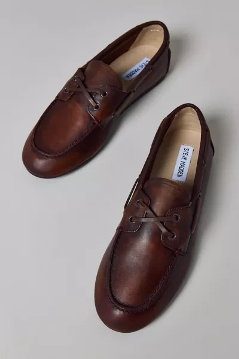 Steve Madden Sag Leather Loafer