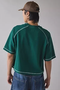 Standard Cloth Reverse Terry Boxy Short Sleeve Sweatshirt