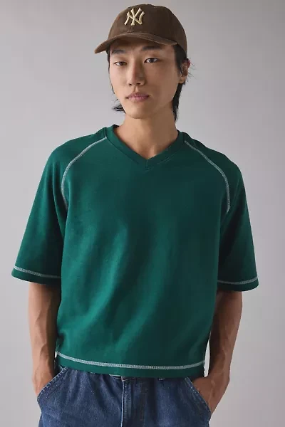 Standard Cloth Reverse Terry Boxy Short Sleeve Sweatshirt