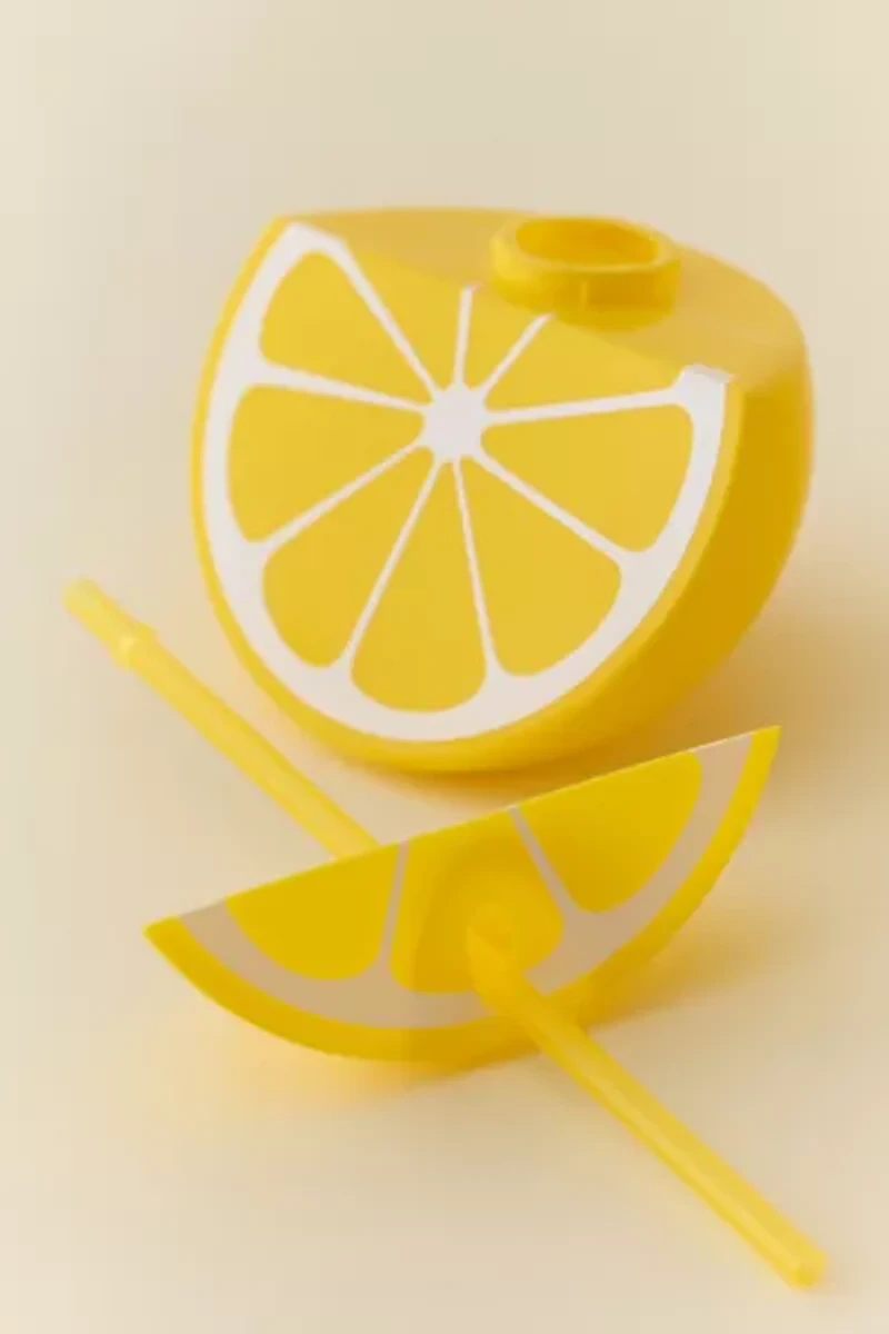 Lemon Shaped Tumbler Sipper Cup