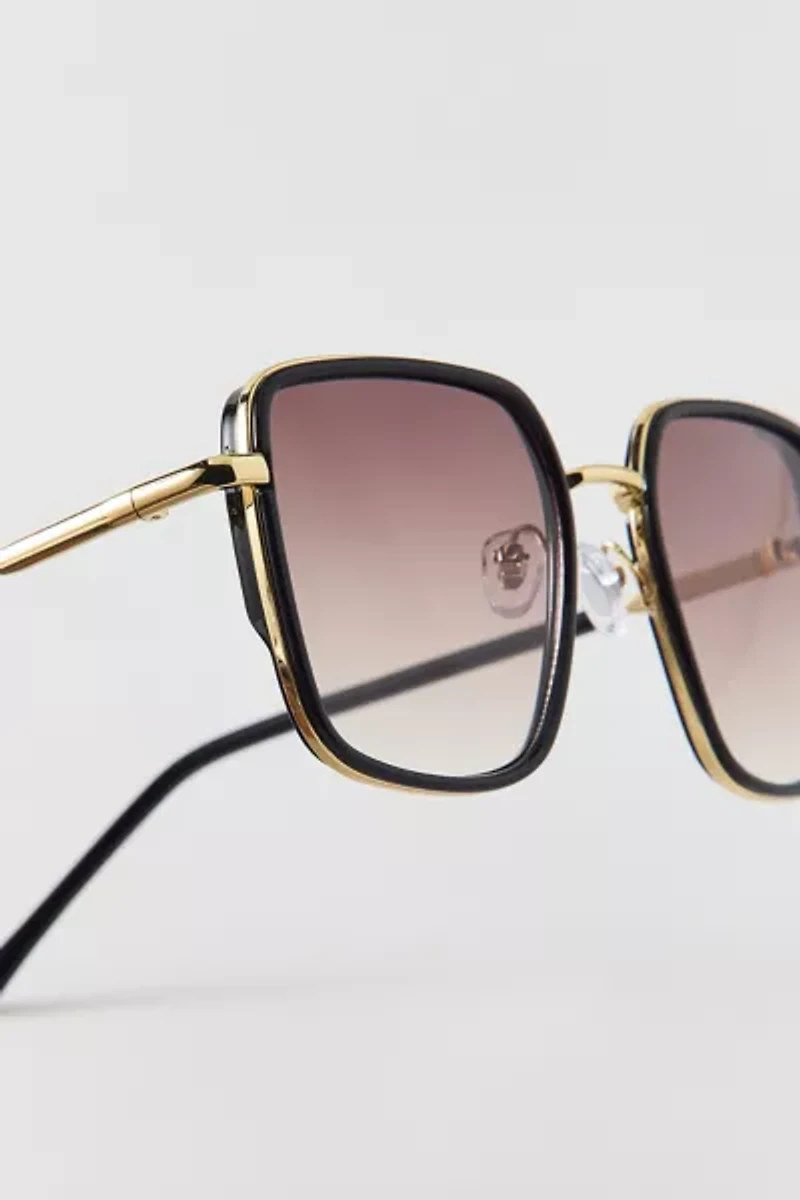 Lana Oversized Rectangle Sunglasses