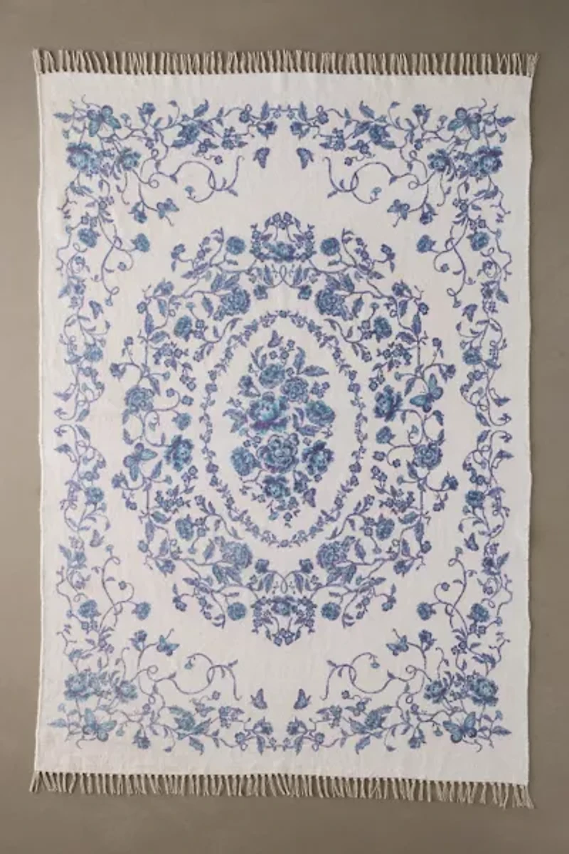 Penelope Toile Digital Printed Rug