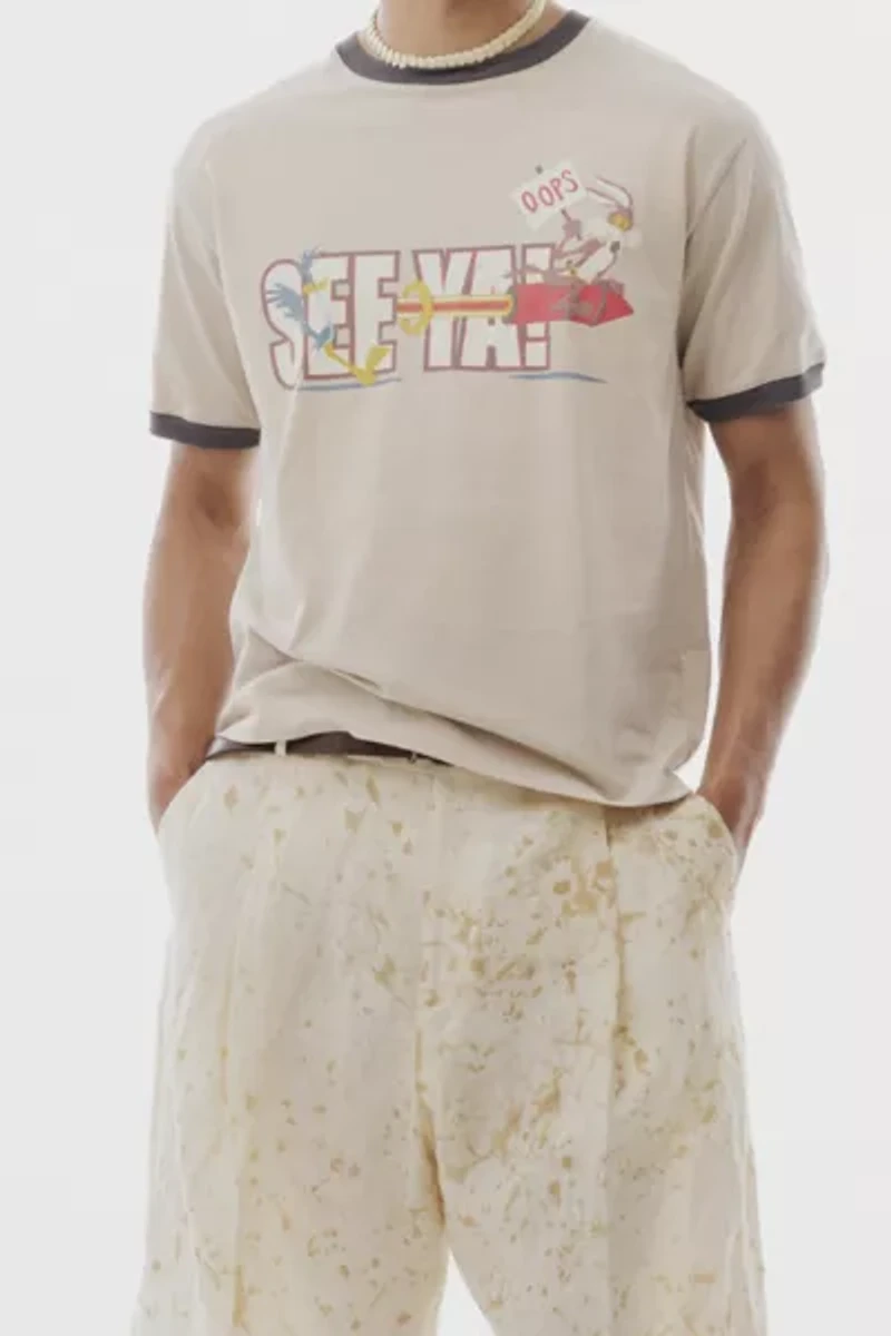 LC23 See Ya Graphic Ringer Tee