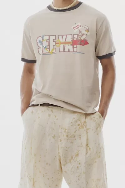 LC23 See Ya Graphic Ringer Tee