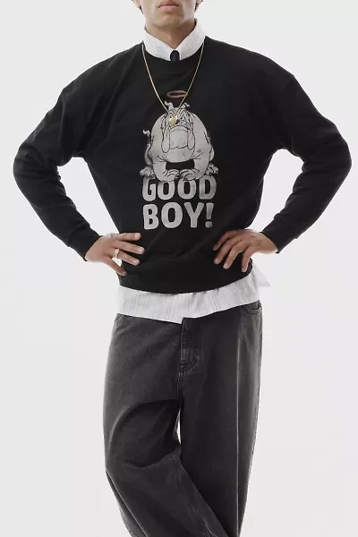 LC23 Good Boy Graphic Crew Neck Sweatshirt