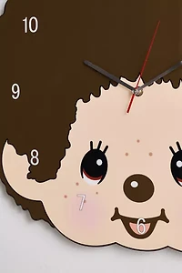 Monchhichi Head Shape Wall Clock