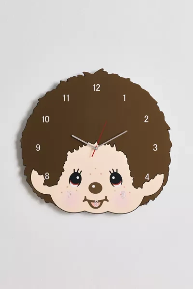 Monchhichi Head Shape Wall Clock