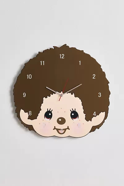 Monchhichi Head Shape Wall Clock